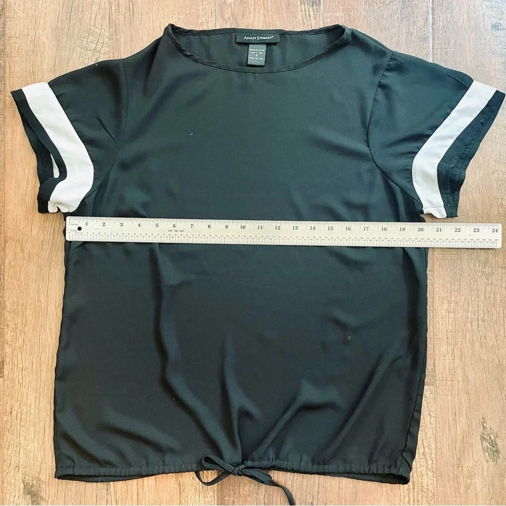 ASHLEY STEWART short sleeve top, size 12_5